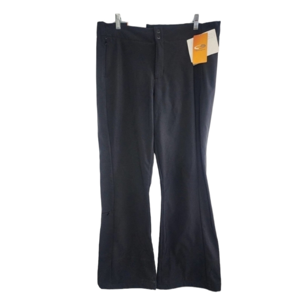Champion Relaxed Fit Women's Snow Pants Black Size Large New